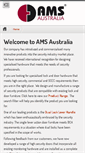Mobile Screenshot of amsaustralia.com.au